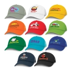 A collection of trucker caps in various colours, featuring different logos and designs on the front panels.