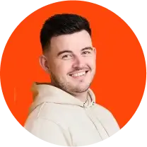 Person smiling ready for your enquiry